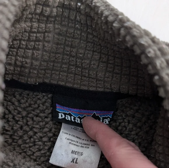 Patagonia Men’s 2009 MARS R2 Regulator Army Green Fleece Jacket XL - Picture 5 of 9